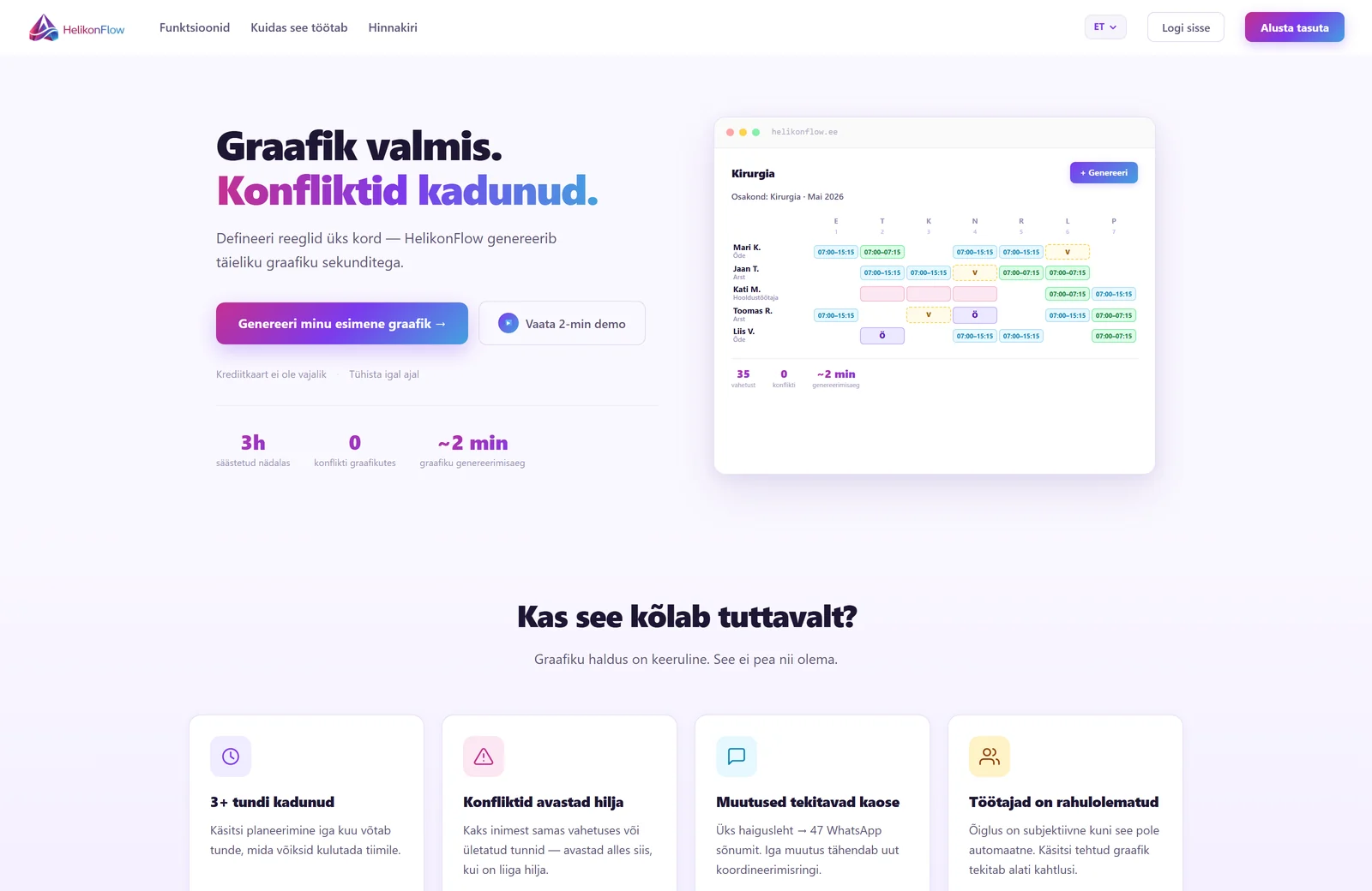 HelikonFlow – ekraanipilt